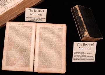 Two copies of the Book of Mormon