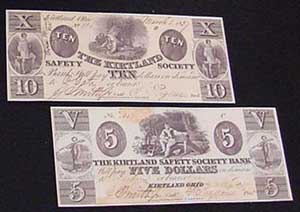 Kirtland Safety Society Bank Notes