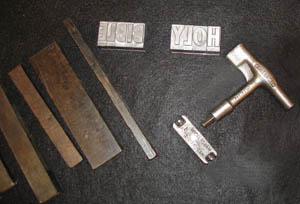 letterpress tools