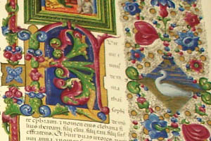 Detail of La Bibbia di Borso d'Este