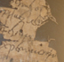 detail of ancient papyrus