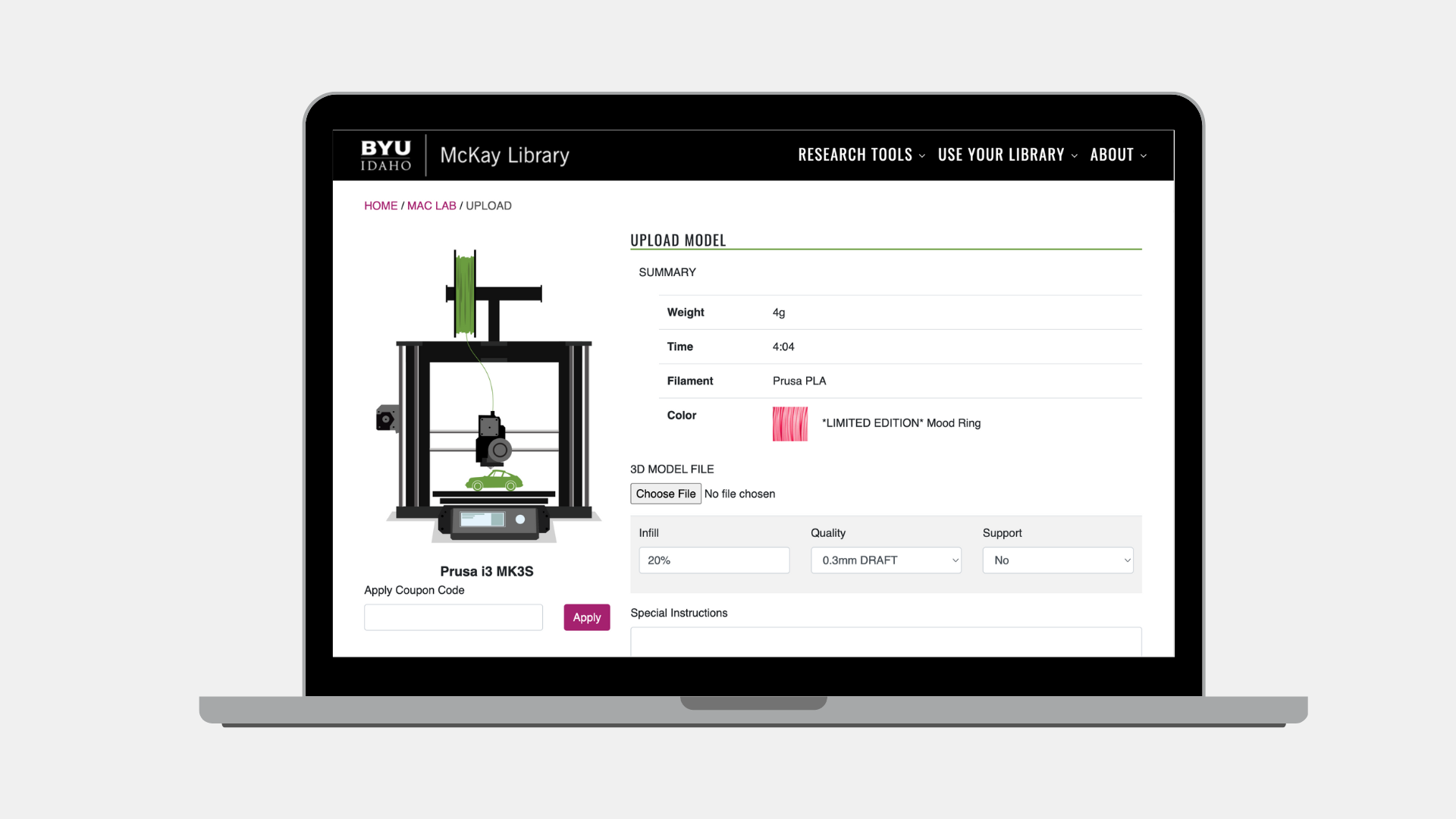 Support material  Prusa Knowledge Base